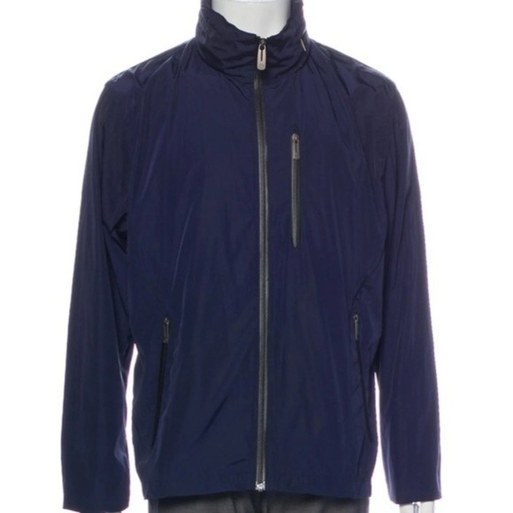 Tumi Tech Packable Blue Jacket Coat - image 1